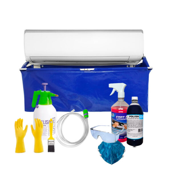 Kit Acessórios P/ Limpeza Ar Condicionado + Bolsa Coletora
