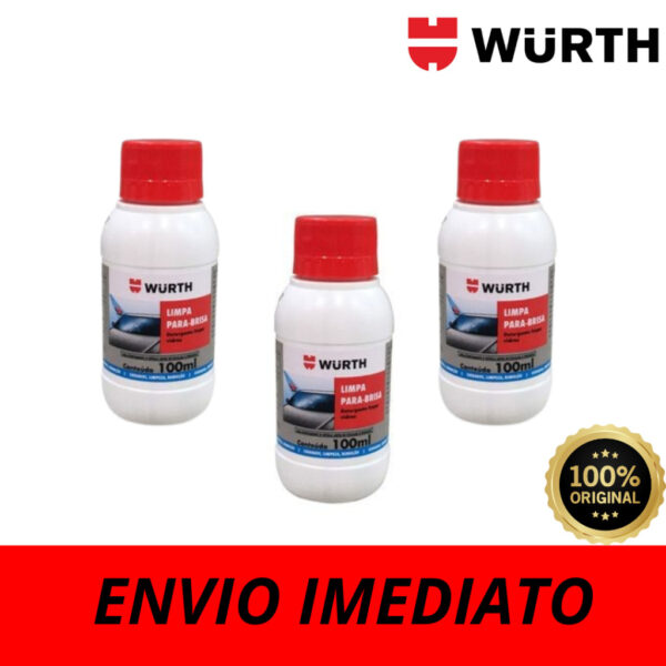 Limpa Parabrisa Automotiva 100ml Wurth